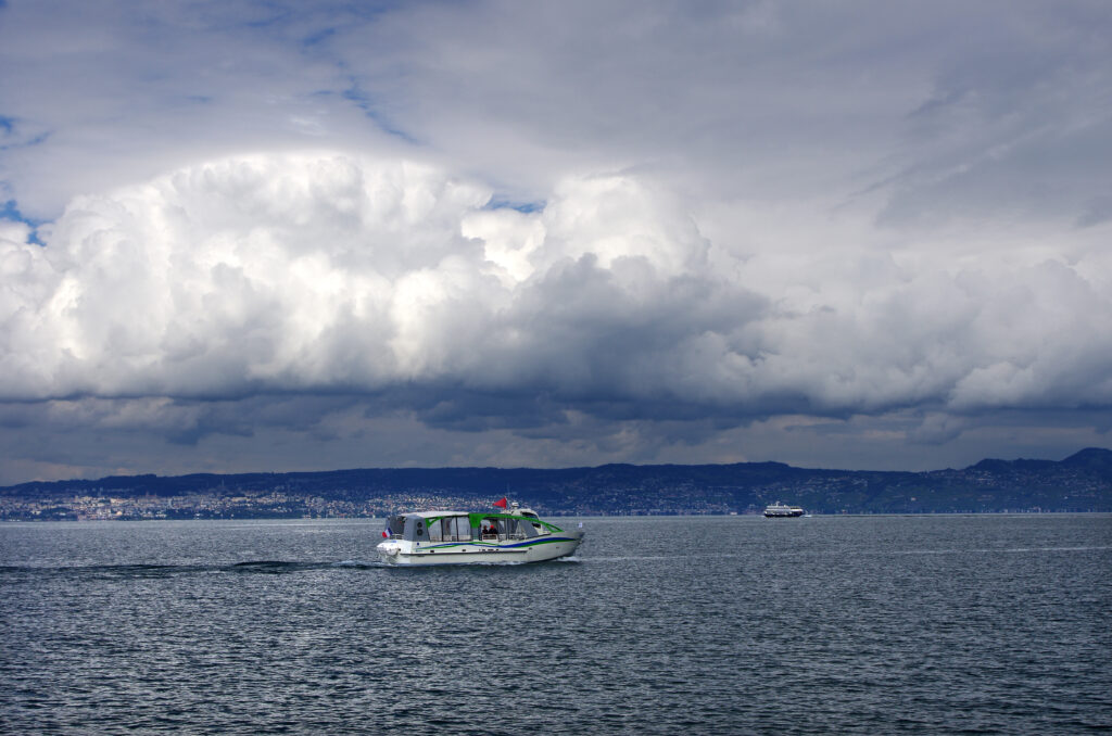 Évian-les-Bains au bord du lac Léman