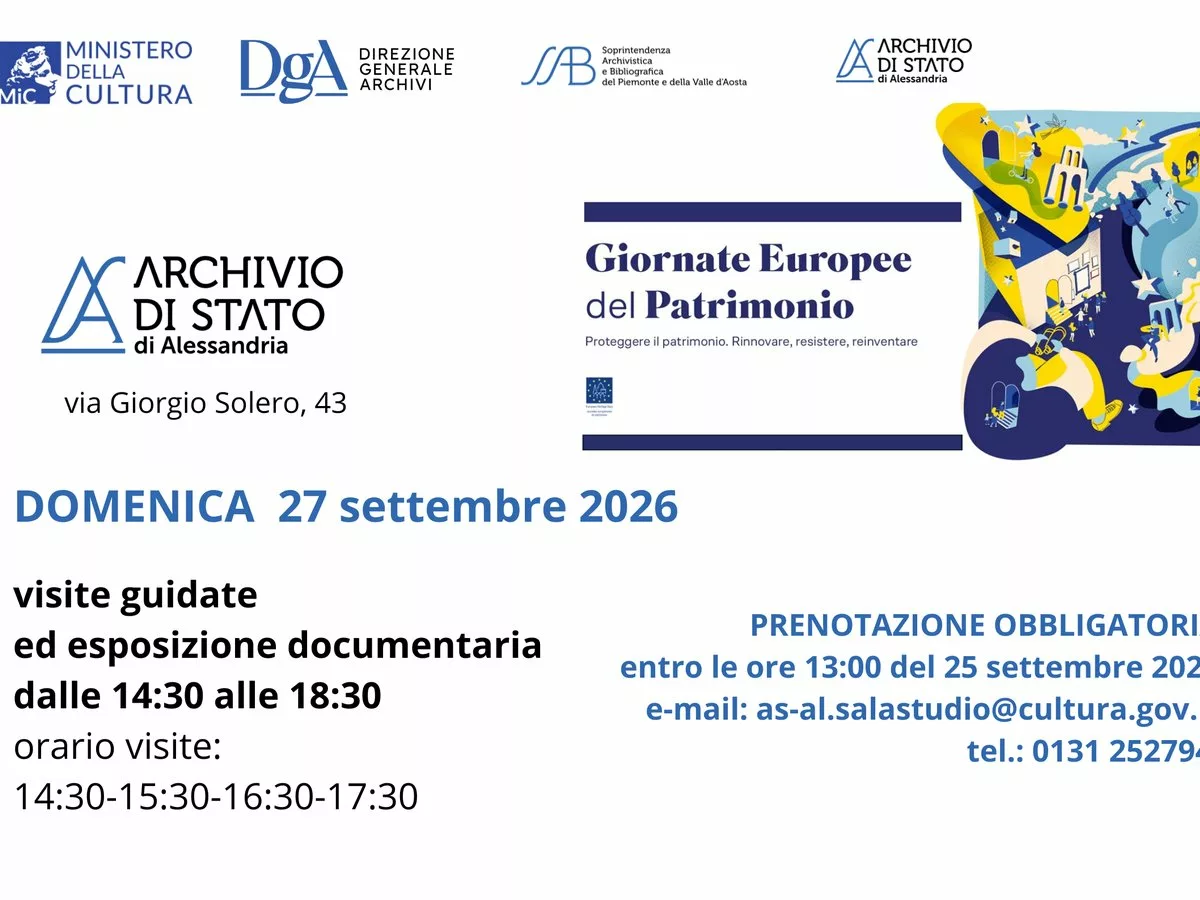 Giornate Europee del Patrimonio 2026. “Proteggere il patrimonio. Rinnovare, resistere, reinventare”