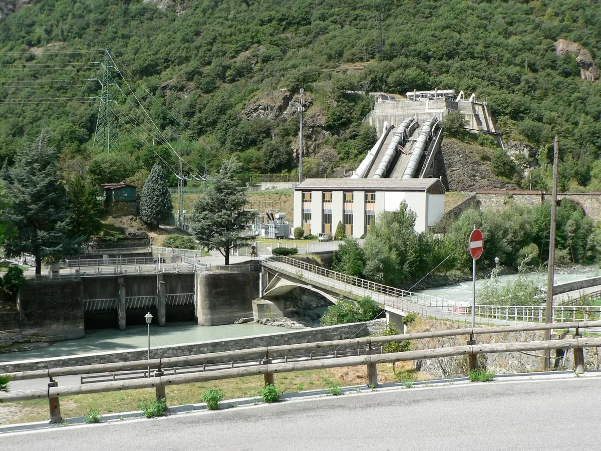 Il cuore idroelettrico di Montjovet