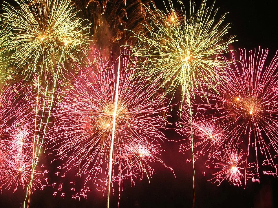 Le feu d’artifice de la Fête du lac d’Annecy