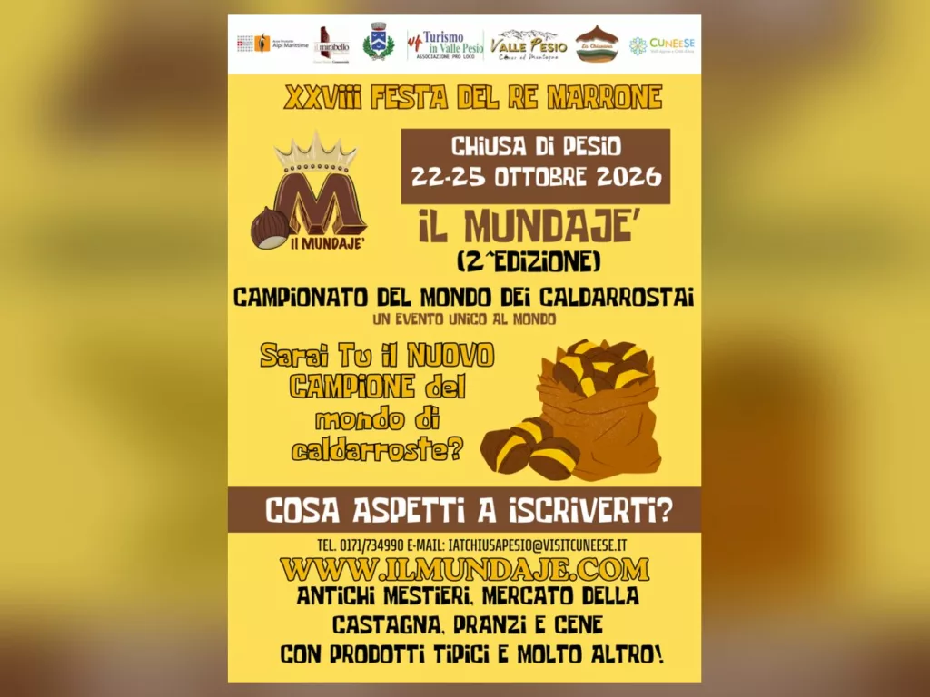 Il Mundajè - 28ª Festa del Re Marrone di Chiusa Pesio