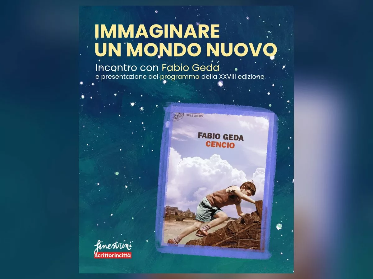 Fabio Geda presenta il programma di scrittorincittà